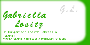 gabriella lositz business card